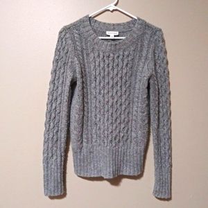Cable knit sweater